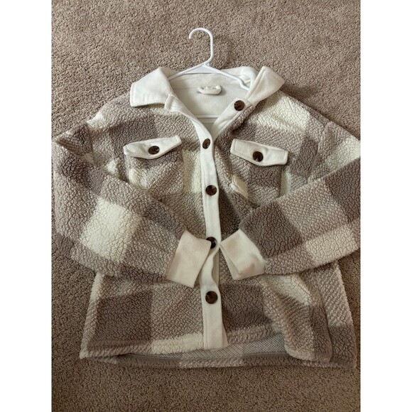 Sherpa Button Up Jacket - Picture 1 of 2